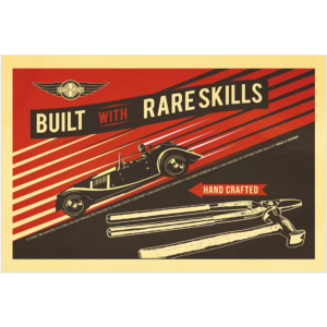 Poster Morgan "Built with Rare Skills"
