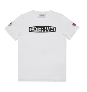 Caterham Logo Tee White and Black