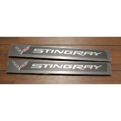 Paire de seuils de porte Stingray pour Chevrolet Corvette