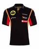 Polo Lotus F1 Homme - Noir et Or