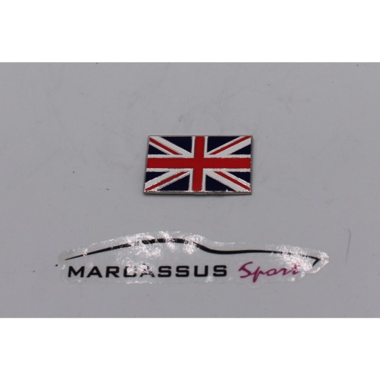 Badge métallique Union Jack Caterham